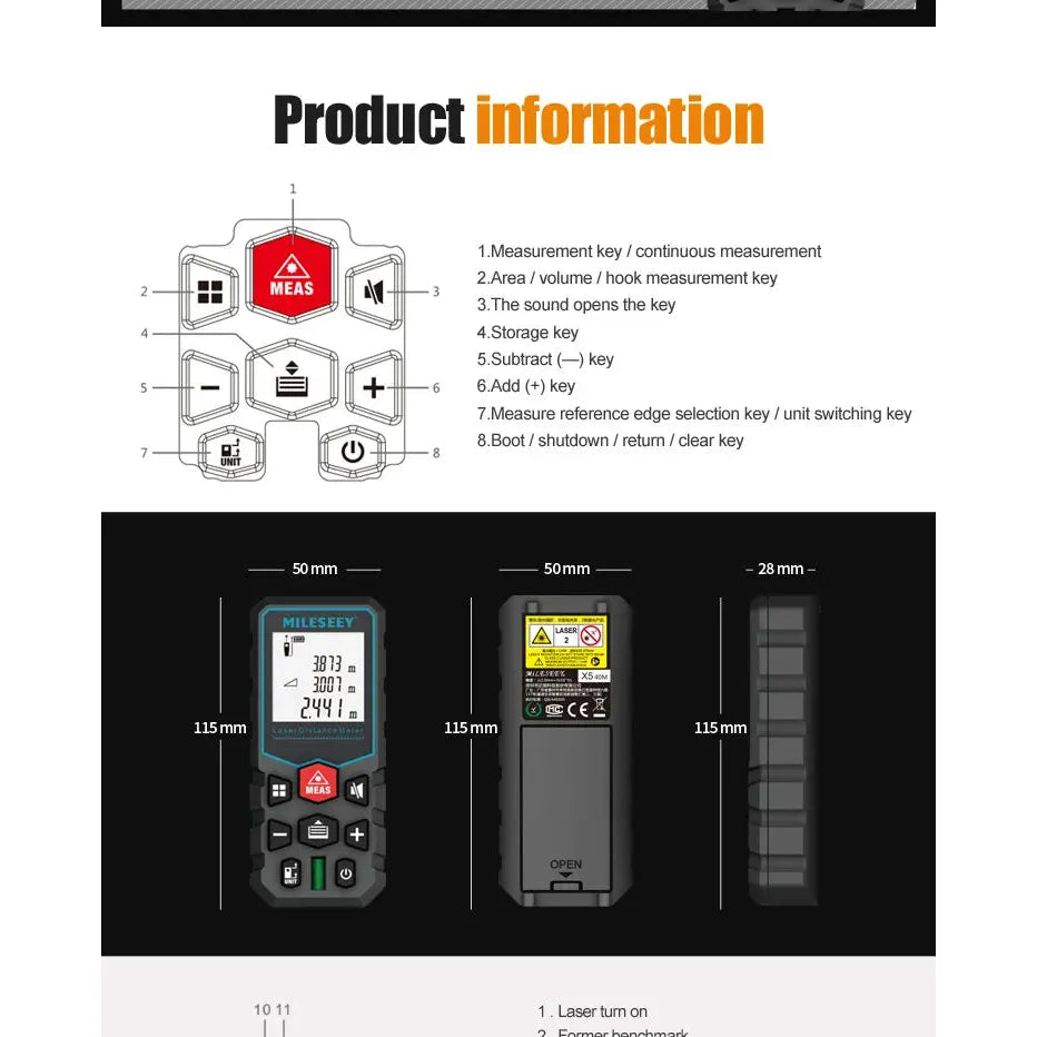 Mileseey X5 Laser Distance Wizard - Best Gadgets 2023