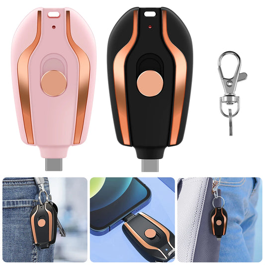 Type-C Keychain Power Emergency Charger- For Android