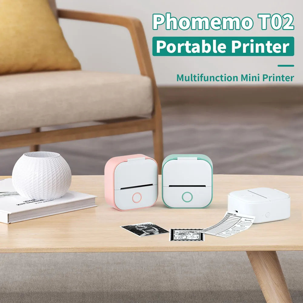 Phomemo T02 Mini Wireless Pocket Printer