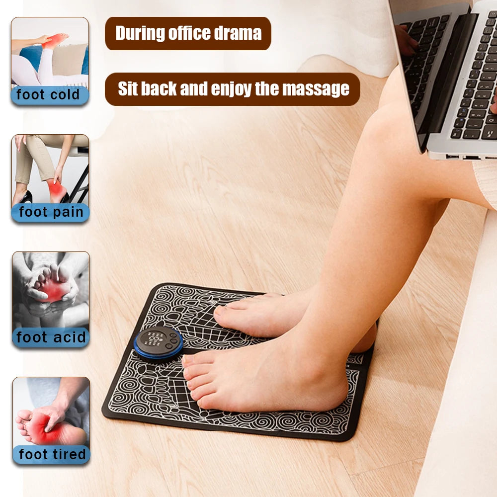 Electric EMS Foot Massager Pad