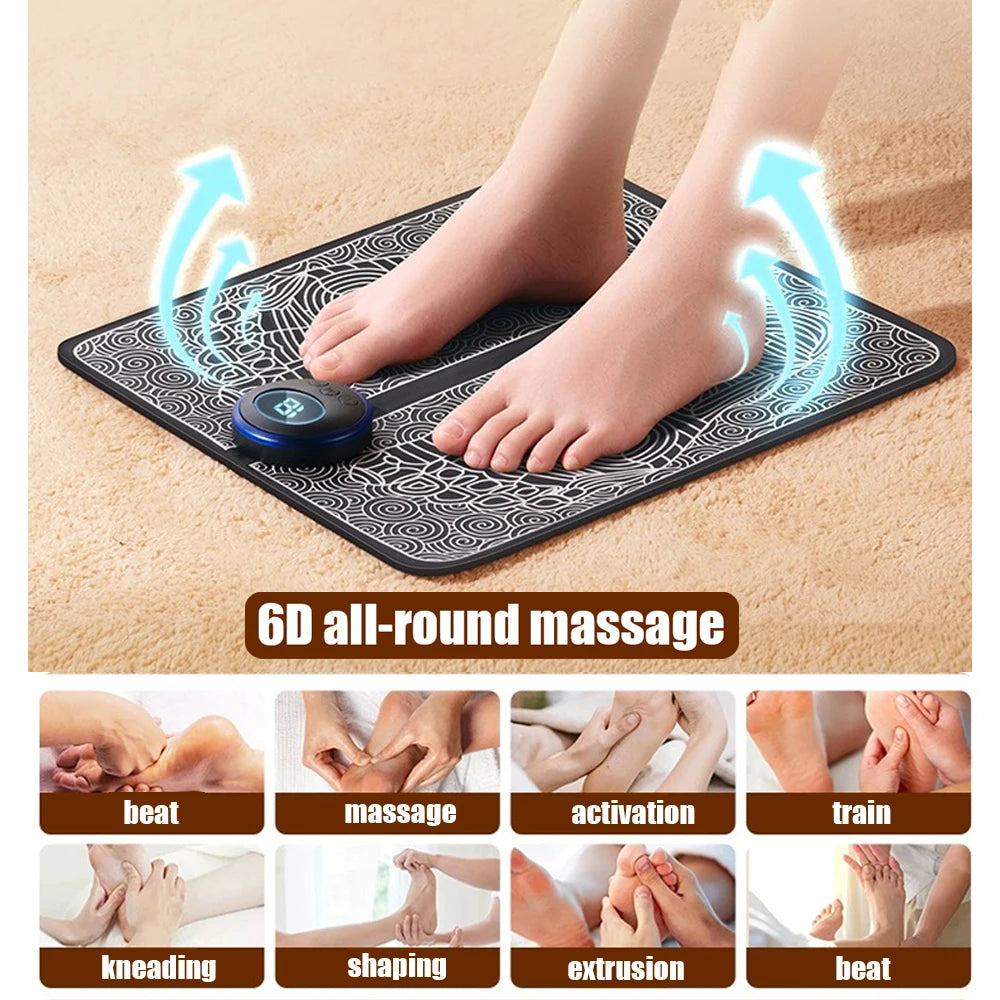 Electric EMS Foot Massager Pad