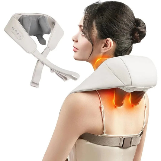 Shiatsu Neck & Shoulder Massager with Heat Therapy