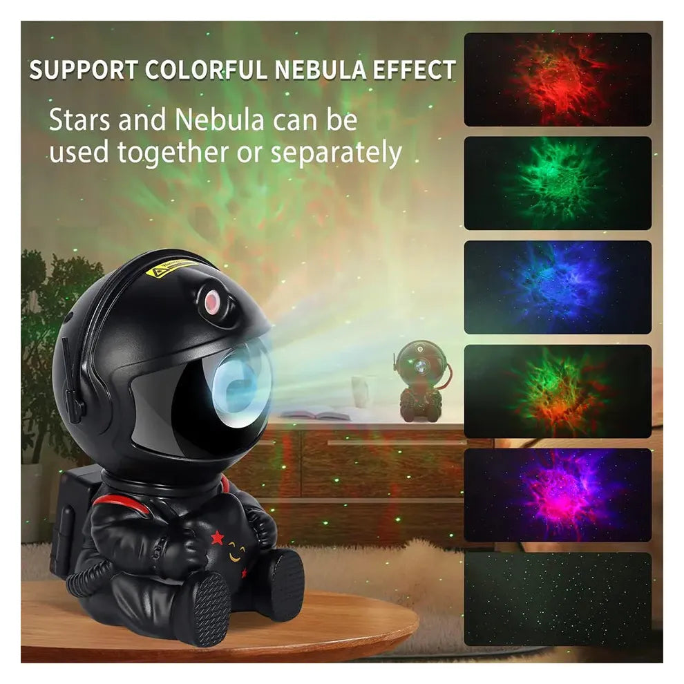 CosmicGadget Astronaut Star Projector LED Night Light