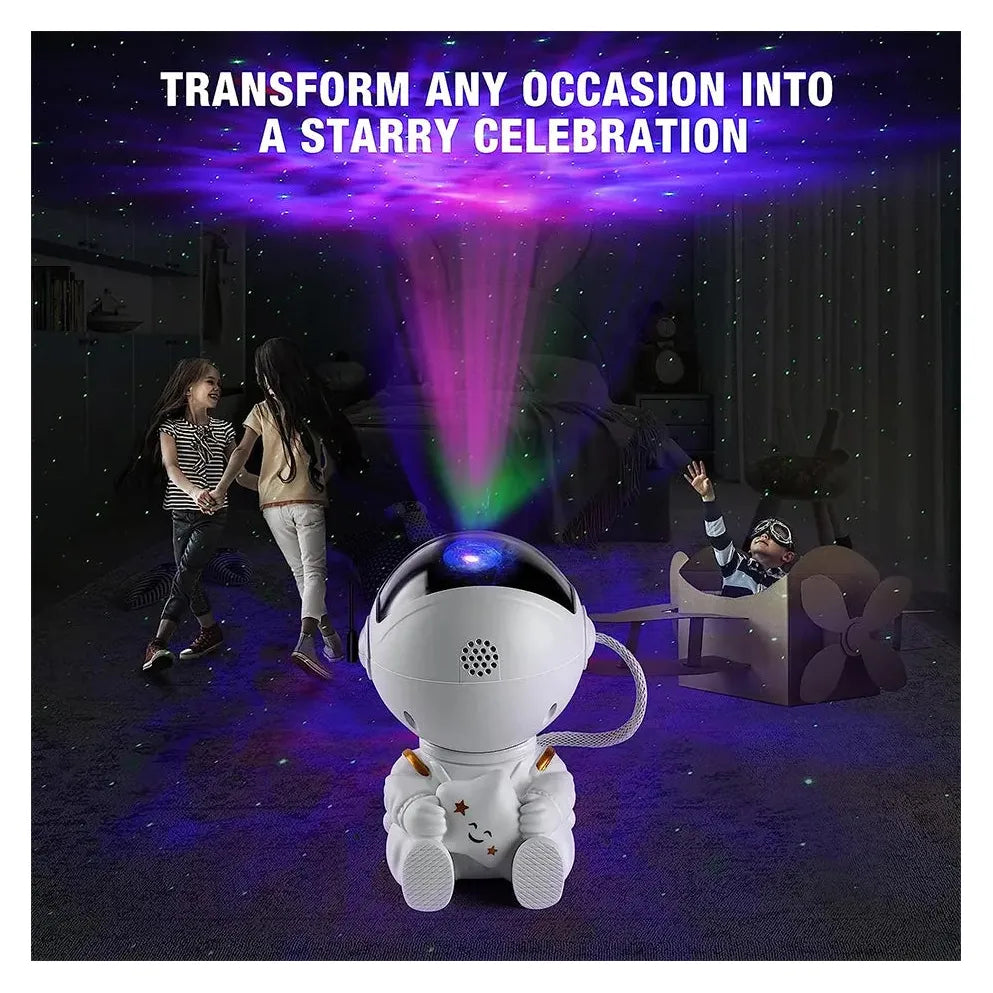 CosmicGadget Astronaut Star Projector LED Night Light