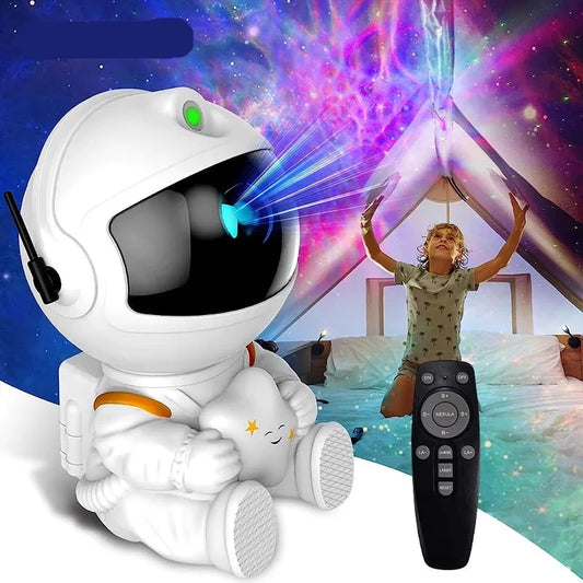 CosmicGadget Astronaut Star Projector LED Night Light