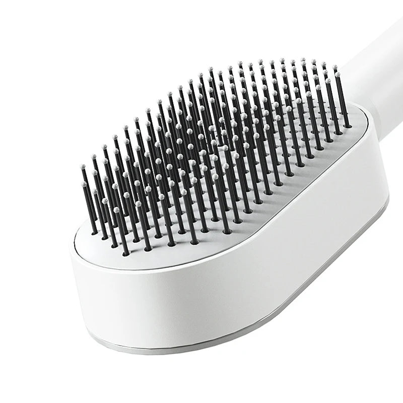 Self-Cleaning Hairbrush: Women's Massage Comb