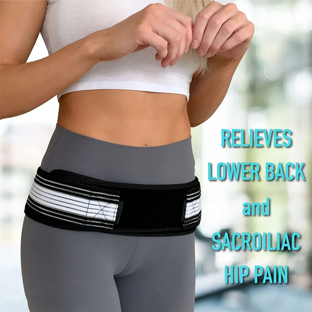 Lumbar Hip Support Belt and Back Massager