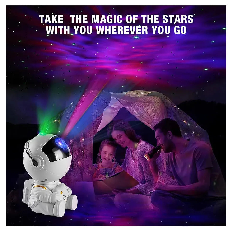 CosmicGadget Astronaut Star Projector LED Night Light