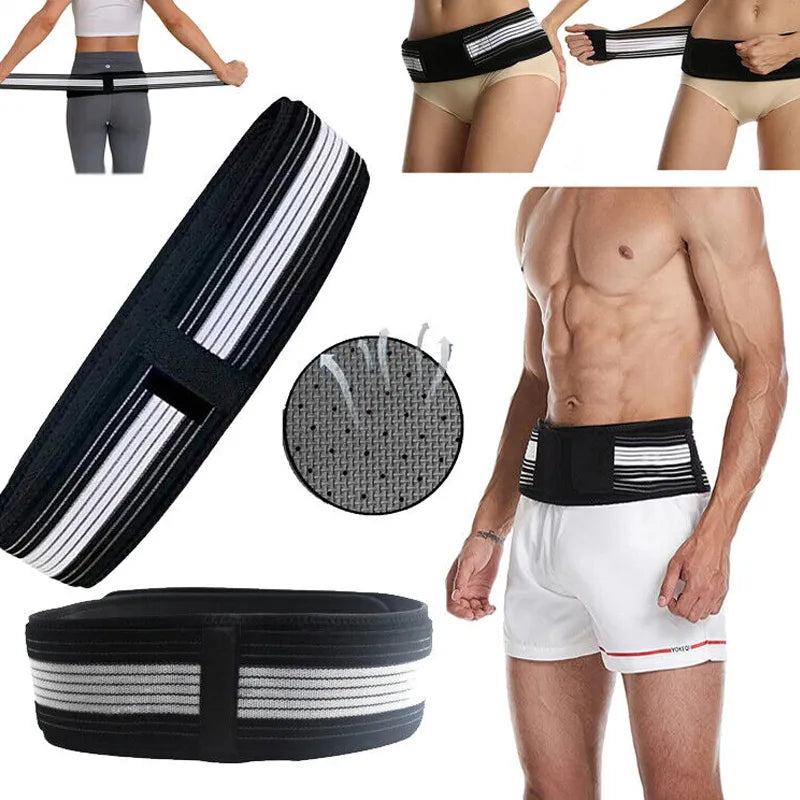 Lumbar Hip Support Belt and Back Massager